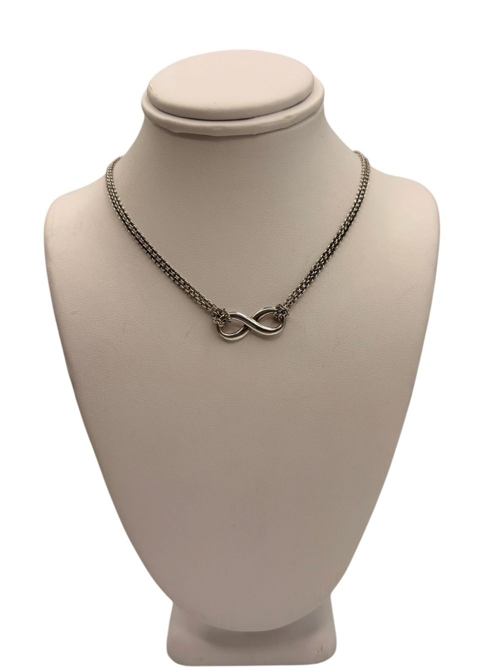 Tiffany & Co Infinity Double Chain Necklace